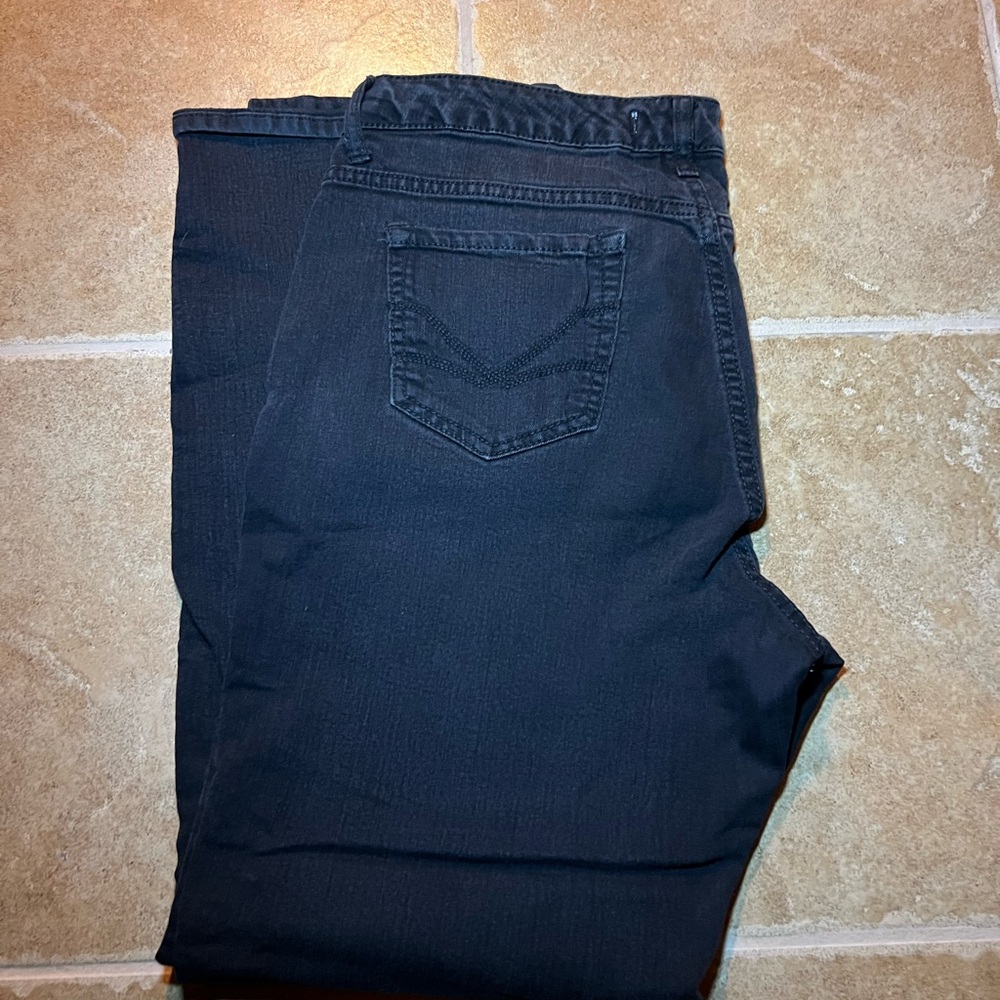 Vintage America womens Dark Gray Jeans